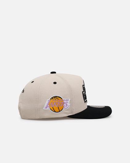 Mitchell & Ness Los Angeles Lakers 'I Love This Game' Pro Pinch Snapback Natural/Black