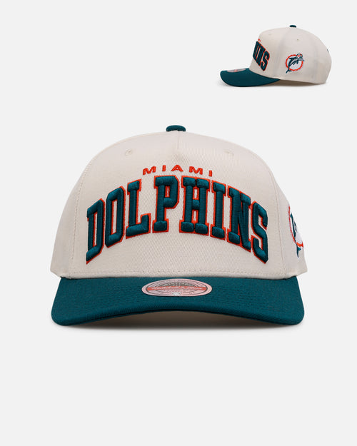 Mitchell & Ness Miami Dolphins 'Vintage NFL' MVP Snapback Natural