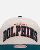 Mitchell & Ness Miami Dolphins 'Vintage NFL' MVP Snapback Natural