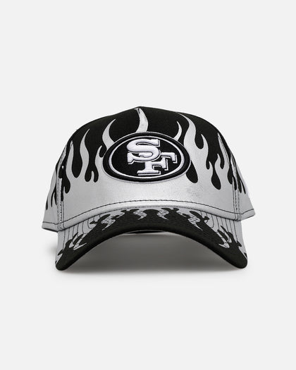 New Era San Francisco 49ers 'Metallic Flames' 9FORTY A-Frame Snapback Black/Silver
