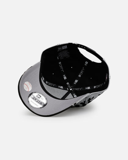 New Era Los Angeles Angels 'Metallic Flames' 9FORTY A-Frame Snapback Black/Silver