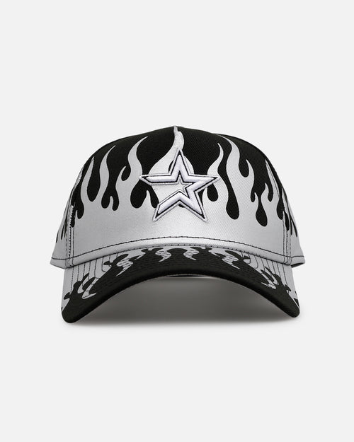 New Era Houston Astros 'Metallic Flames' 9FORTY A-Frame Snapback Black/Silver