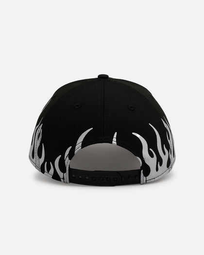 New Era Atlanta Braves 'Metallic Flames' 9FORTY A-Frame Snapback Black/Silver