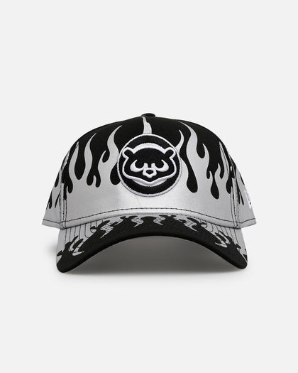 New Era Chicago Cubs 'Metallic Flames' 9FORTY A-Frame Snapback Black/Silver