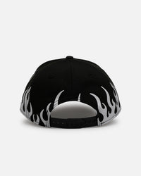 New Era Chicago Cubs 'Metallic Flames' 9FORTY A-Frame Snapback Black/Silver