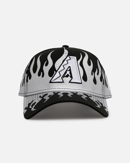 New Era Arizona Diamondbacks 'Metallic Flames' 9FORTY A-Frame Snapback Black/Silver