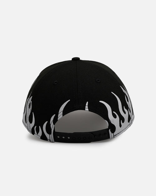 New Era Arizona Diamondbacks 'Metallic Flames' 9FORTY A-Frame Snapback Black/Silver