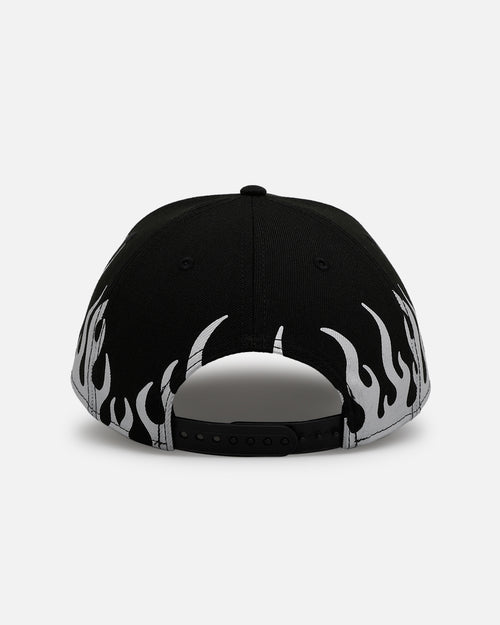 New Era Los Angeles Dodgers 'Metallic Flames' 9FORTY A-Frame Snapback Black/Silver