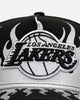 New Era Los Angeles Lakers 'Metallic Flames' 9FORTY A-Frame Snapback Black/Silver