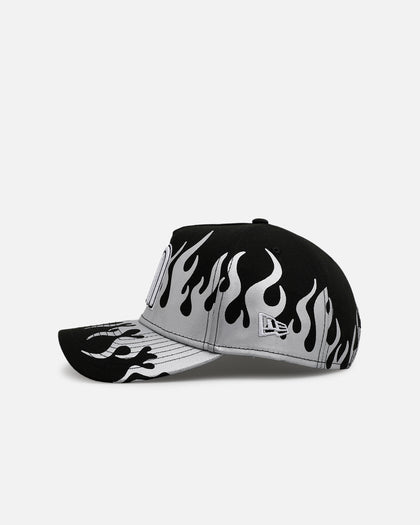 New Era Mexico National Baseball Team 'Metallic Flames' 9FORTY A-Frame Snapback Black/Silver