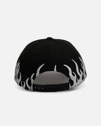 New Era Baltimore Ravens 'Metallic Flames' 9FORTY A-Frame Snapback Black/Silver