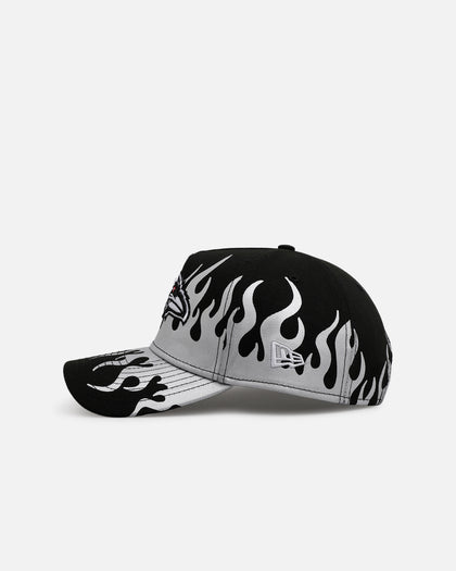 New Era Baltimore Ravens 'Metallic Flames' 9FORTY A-Frame Snapback Black/Silver