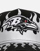 New Era Baltimore Ravens 'Metallic Flames' 9FORTY A-Frame Snapback Black/Silver