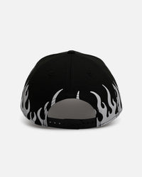 New Era Boston Red Sox 'Metallic Flames' 9FORTY A-Frame Snapback Black/Silver
