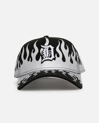 New Era Detroit Tigers 'Metallic Flames' 9FORTY A-Frame Snapback Black/Silver