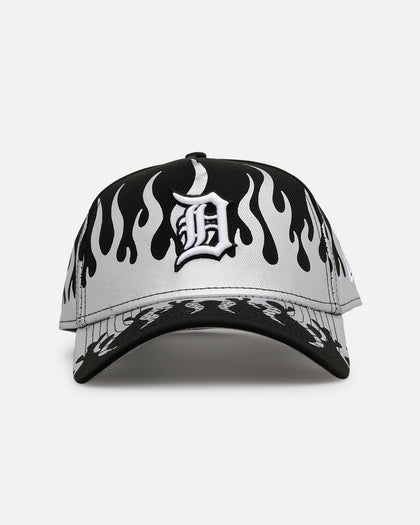 New Era Detroit Tigers 'Metallic Flames' 9FORTY A-Frame Snapback Black/Silver