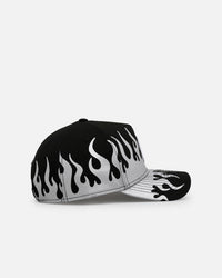 New Era Detroit Tigers 'Metallic Flames' 9FORTY A-Frame Snapback Black/Silver