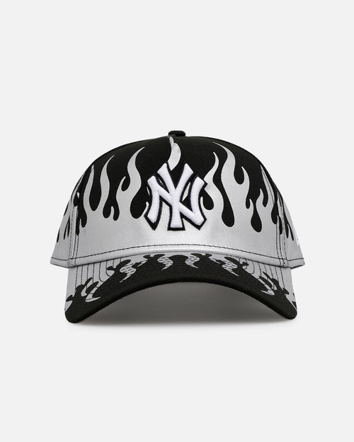 New Era New York Yankees 'Metallic Flames' 9FORTY A-Frame Snapback Black/Silver