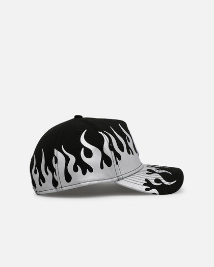 New Era New York Yankees 'Metallic Flames' 9FORTY A-Frame Snapback Black/Silver