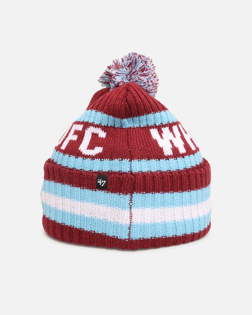 47 Brand West Ham United FC 'Premier League Supporters' Light 47 Cuff Knit Beanie Cardinal