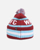 47 Brand West Ham United FC 'Premier League Supporters' Light 47 Cuff Knit Beanie Cardinal