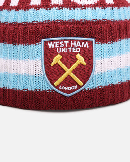 47 Brand West Ham United FC 'Premier League Supporters' Light 47 Cuff Knit Beanie Cardinal