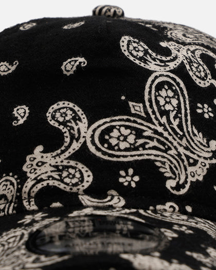 New Era Paisley 'Three Looms' 9TWENTY A-Frame Strapback Black