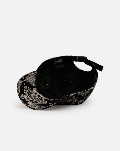 New Era Paisley 'Three Looms' 9TWENTY A-Frame Strapback Black