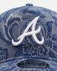 New Era Atlanta Braves 'Three Looms' Golfer Strapback Denim