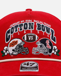 47 Brand Oklahoma State Cowboys Vs. Ole Miss Rebels 'Vintage Bowl Game 2.0' 2004 Cotton Bowl Hitch Snapback Vintage Red