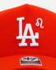 47 Brand Los Angeles Dodgers 'Zodiac' Leo 47 Offside Snapback Orange