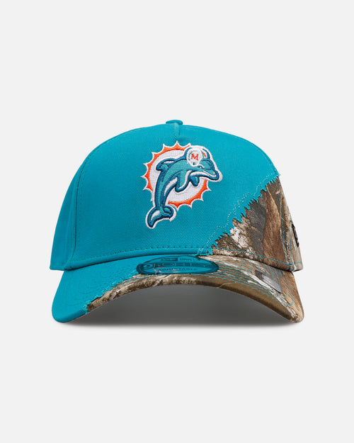 New Era Miami Dolphins 'Camo Tear Away' 9FORTY A-Frame Snapback Camo/Official Team Color