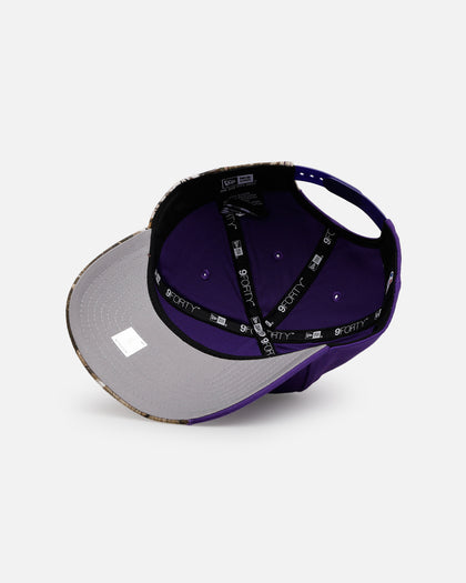 New Era Los Angeles Lakers 'Camo Tear Away' 9FORTY A-Frame Snapback Camo/Official Team Color