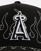 New Era Anaheim Angels 'Outline Flames' 9FORTY A-Frame Snapback Black