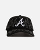 New Era Atlanta Braves 'Outline Flames' 9FORTY A-Frame Snapback Black