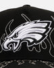 New Era Philadelphia Eagles 'Outline Flames' 9FORTY A-Frame Snapback Black