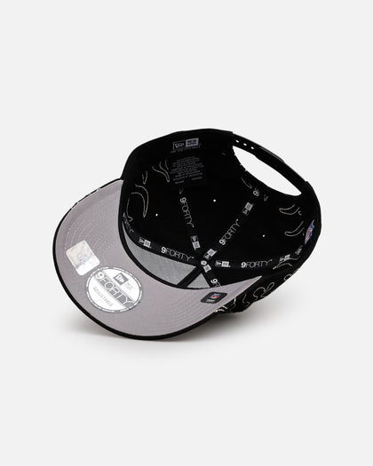 New Era Philadelphia Eagles 'Outline Flames' 9FORTY A-Frame Snapback Black