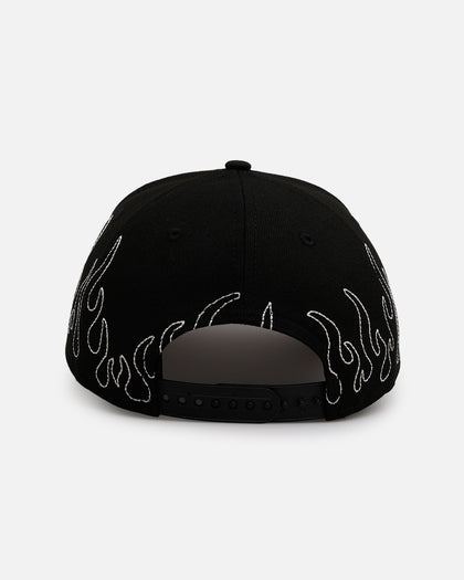 New Era Los Angeles Lakers 'Outline Flames' 9FORTY A-Frame Snapback Black