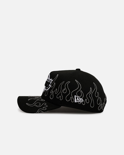 New Era Los Angeles Lakers 'Outline Flames' 9FORTY A-Frame Snapback Black