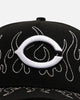 New Era Cincinnati Reds 'Outline Flames' 9FORTY A-Frame Snapback Black