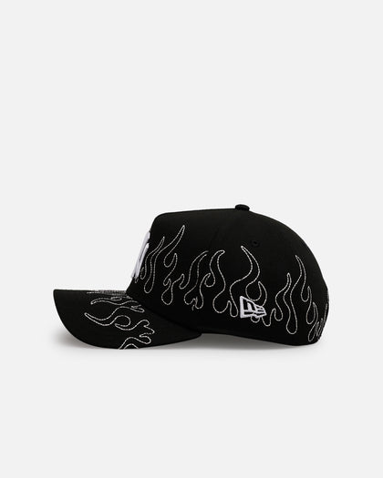 New Era New York Yankees 'Outline Flames' 9FORTY A-Frame Snapback Black