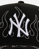 New Era New York Yankees 'Outline Flames' 9FORTY A-Frame Snapback Black