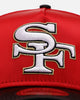 New Era San Francisco 49ers 'Team Color Satin' 9FORTY A-Frame Snapback Official Team Color