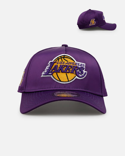 New Era Los Angeles Lakers 'Team Color Satin' 9FORTY A-Frame Snapback Official Team Color