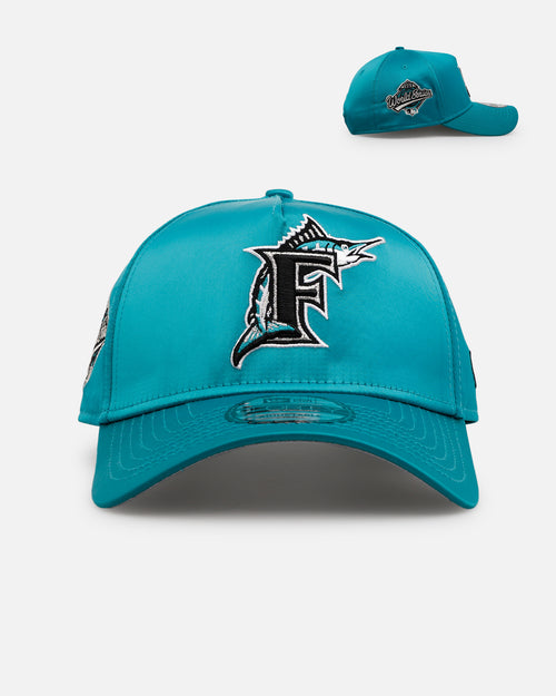 New Era Florida Marlins 'Team Color Satin' 9FORTY A-Frame Snapback Official Team Color