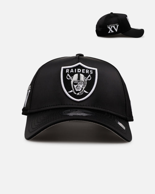New Era Las Vegas Raiders 'Team Color Satin' 9FORTY A-Frame Snapback Official Team Color