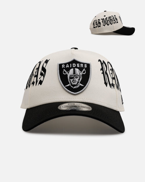 Embroidery Rfd Gothic Script Two Tone New Era Las Vegas Raiders 'Gothic Script Two Tone' 9FORTY A-Frame Snap ...