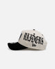 New Era Las Vegas Raiders 'Gothic Script Two Tone' 9FORTY A-Frame Snapback Chrome/Black