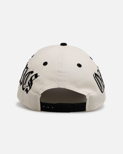 New Era Oakland Athletics 'Gothic Script Two Tone' 9FORTY A-Frame Snapback Chrome/Black