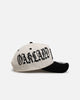 New Era Oakland Athletics 'Gothic Script Two Tone' 9FORTY A-Frame Snapback Chrome/Black